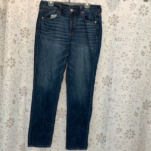 American Eagle Tomgirl Jeans Dark wash 12 Extra Long